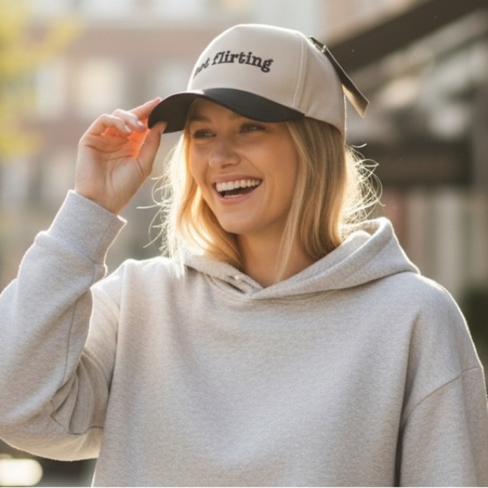 David & Young Women’s Not Flirting Baseball Hat